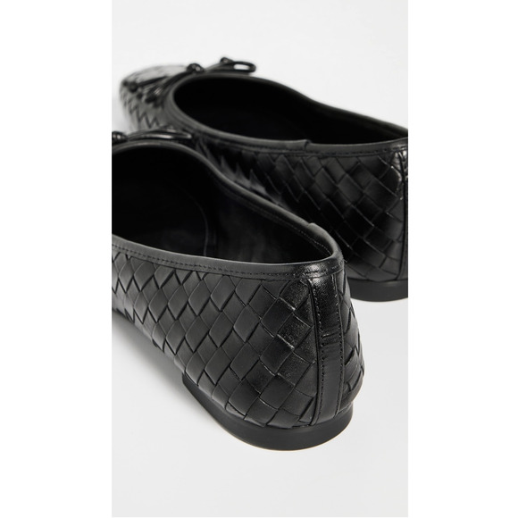 SCHUTZ New in Box Arissa Woven Ballet Square Toe Flat in Black // 6 - Picture 13 of 13